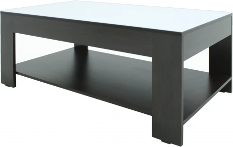 Стол журнальный BeautyStyle 26 венге/стекло белое от фабрики Mebelik