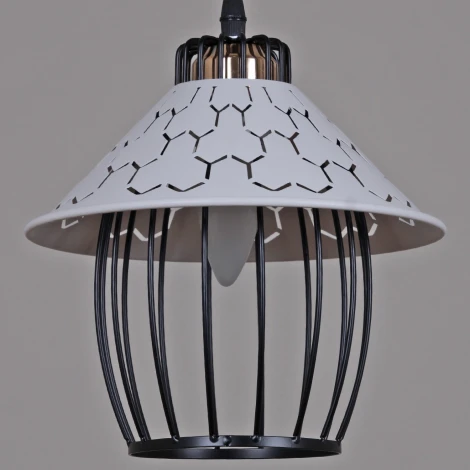 Подвесной светильник Reluce 02513-0.9-01 BK+WH (220V, на проводе)