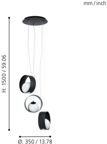 Подвесной светильник Eglo Camargo 98441