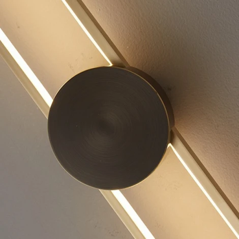 Настенный светильник Heidy L H90 Brass Black Imperiumloft Heidy-L01 (230862-23) (LED)