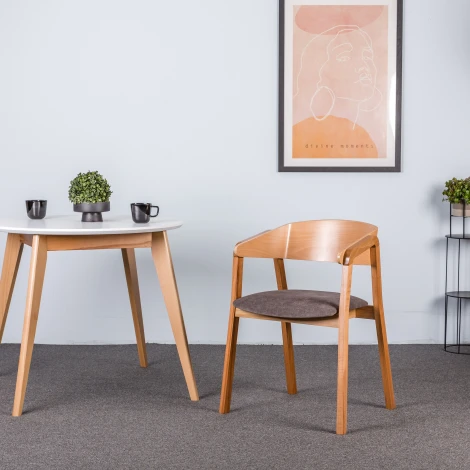 Стул R-Home Dalia bianco грей