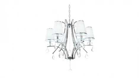 Подвесной светильник Lumina Deco Glamour LDP 66247-6 WT+CHR