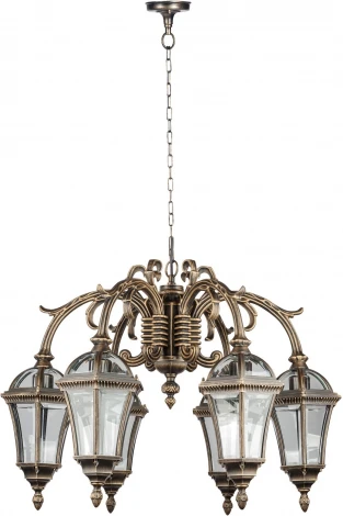 Уличный светильник подвесной Oasis Light ROMA S 95270S/6/18 GB (220V, на цепи, фонарь, IP44)