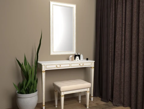 Банкетка Васко В 97Н белый ясень/золото от фабрики Mebelik