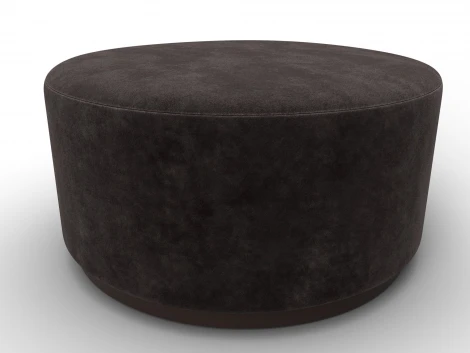 Пуф 005 (ДСП/Пластик/Велюр/Коричневый) Лига Диванов 132509