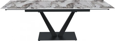 Стол раскладной Malibu (140+40+40), керамика глянцевая Pandora Top Concept арт.22773