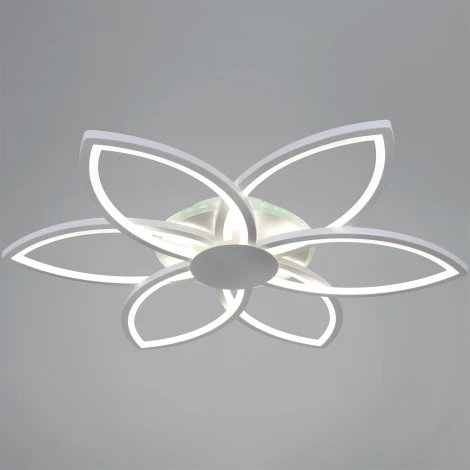 Потолочная люстра светодиодная с пультом с регулировкой цветовой температуры и яркости, ночным режимом и RGB Reluce 09877-0.3-06B WH (RGB)