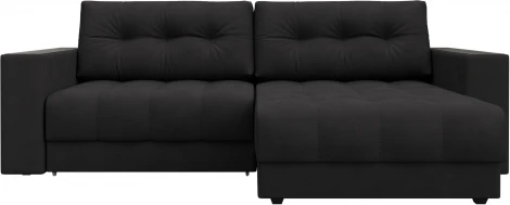 Диван угловой с декором Лига-049 НПБ Лига Диванов (Замша) арт.128478