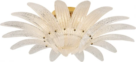 Потолочный светильник Newport 8800 8809/PL gold white (220V, цветы)