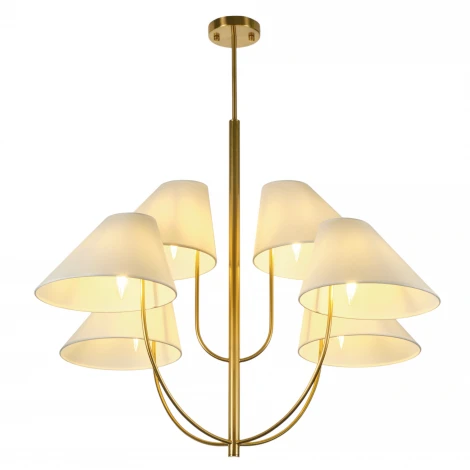 Потолочная люстра на штанге MyFar Lukas MR2390-6C (220V)