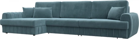Диван угловой Лига-057 НПБ Лонг угол левый Лига Диванов (Велюр) арт.129298L