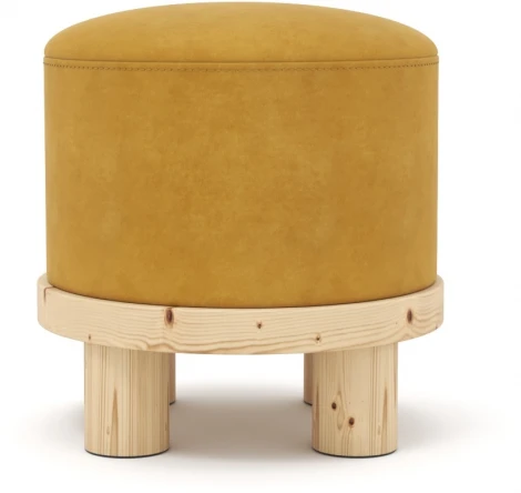 Пуф Arsko Сканди 1 горчичный велюр