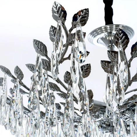 Подвесная люстра хрустальная Modelux MODELUX ML.6747.8 CR