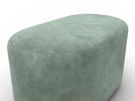 Пуф 007 (ДСП,Фанера/Пластик/Велюр/Зеленый) Лига Диванов 132517