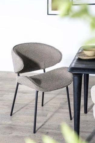 Стул Hesby Haven (комплект 2 шт) светло-коричневый, черный