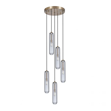 Подвесной светильник 160001/5P G9*5W Brass Escada Vial ES0000012 (220V, на проводе)