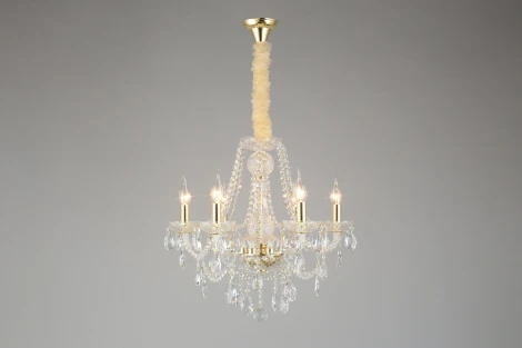 Подвесная люстра Aployt Koletta APL.755.13.06 (220V, хрусталь, на цепи, свеча)