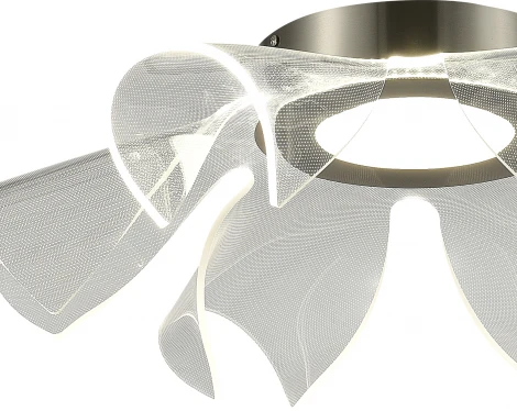 Потолочная люстра ST Luce Fairy SL6235.102.20 Никель/Прозрачный LED 1*20W 4000K (220V)