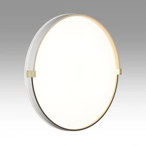 Настенно-потолочный светильник Sonex Olidi White 7646/DLN пластик/белый/золотой LED 48Вт 3000/4000/6000К IP43