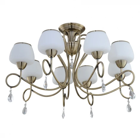 Потолочная люстра IDLamp 857 857/8PF-Oldbronze