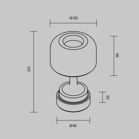 Настольная лампа светодиодная аккумуляторная Maytoni Spirito MOD286RL-L3B3K