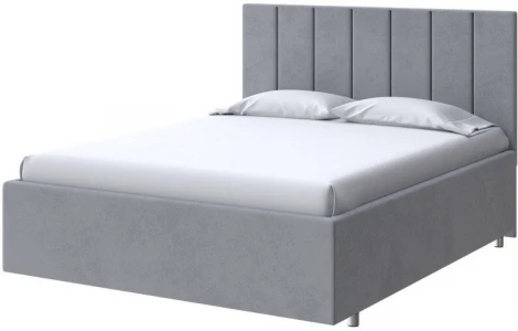 PROxSON Кровать Modern Large (Ткань: Велюр Ultra Осенний туман) 160x200