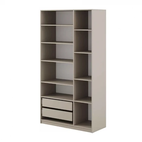 Шкаф распашной с наполнением Арника (9 полок + 2 ящика) ШК 5 (1200), Меланж