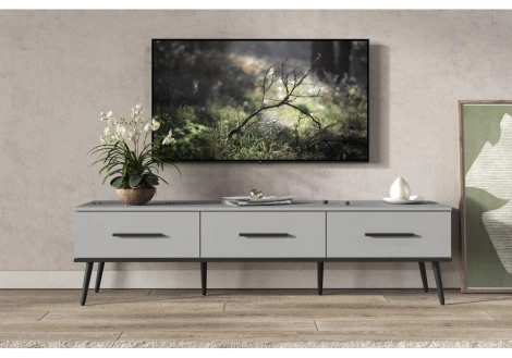 ТВ-тумба Орсиэль шиншилла серая 664903