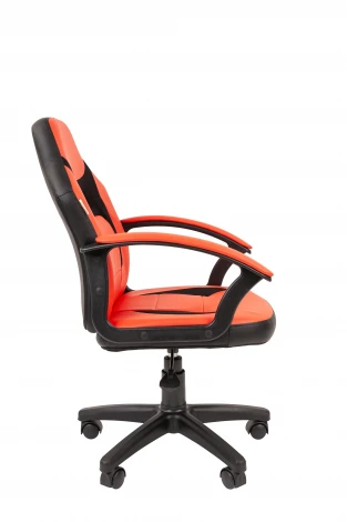 Кресло Chairman Kids 110 Россия экопремиум черный/красный