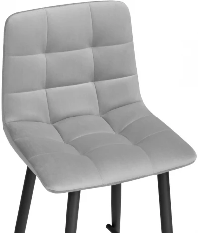 Полубарный стул Notta Чилли К светло-серый / черный 537074