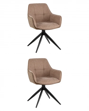 Стул обеденный Alba коричневый спинка иск.кожа 2 шт. Stool Group УТ000040971