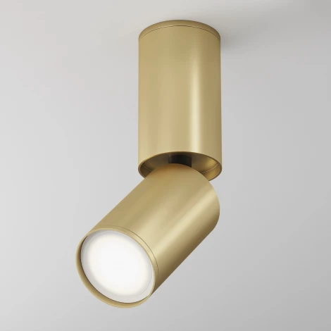 Накладной потолочный светильник FOCUS S GU10 1x10Вт Maytoni Technical C051CL-01G (220V, круглые)
