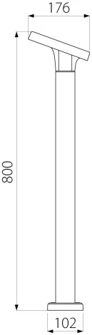 Наземный уличный светильник светодиодный IP65 Natural Concepts Dwell NC-013245-80-DG (220V)