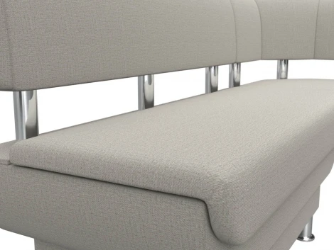 Диван кухонный угловой Альфа правый угол Лига Диванов (Рогожка) арт.123963