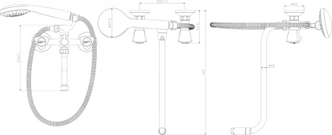 Смеситель Damixa RedBlu Object 349500000 универсальный
