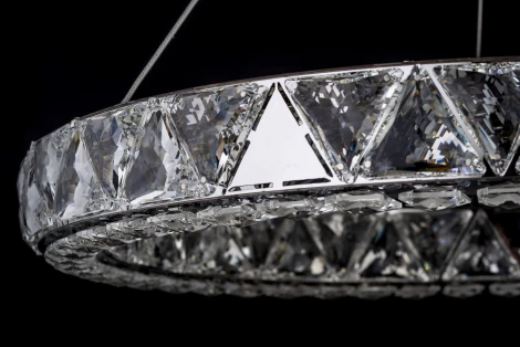 Подвесной светильник светодиодный хрусталь Dio D'Arte Daiano Daiano L 1.5.60.100 N кольцо