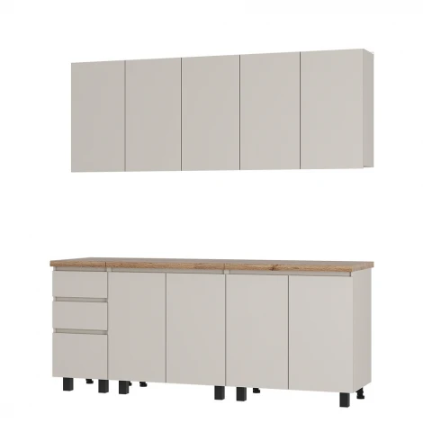 Готовая кухня БТС Честер 2,0м, Кашемир