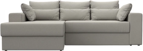 Диван угловой Майами левый угол (Бежевый/Рогожка) Лига Диванов арт.121157L