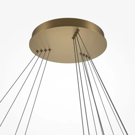 Подвесной светильник ярусный светодиодный Maytoni Rim MOD058PL-L174BSK (220V, на тросе)