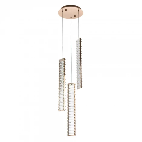 Подвесной светильник светодиодный хрустальный Modelux MODESTYLE MS.88909.3R GD