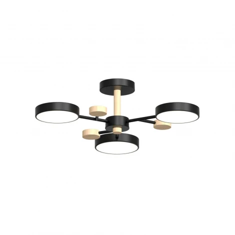 Потолочная люстра светодиодная на штанге LED4U LED4U L3203-620 BK