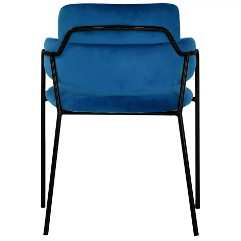 Стул Napoli латте с черными ножками