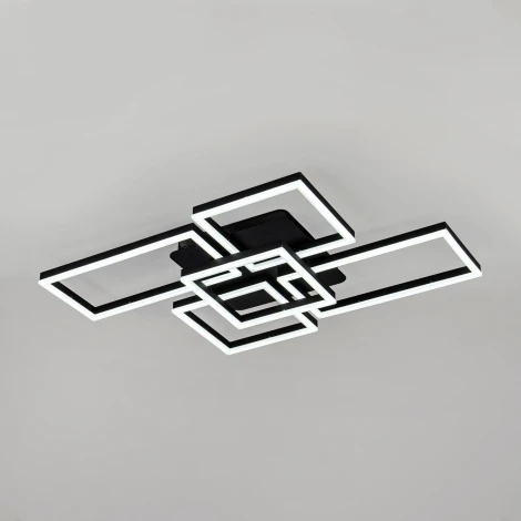 Потолочный светильник светодиодный с пультом с регулировкой цветовой температуры и яркости LED4U LED4U L11003-5 BK