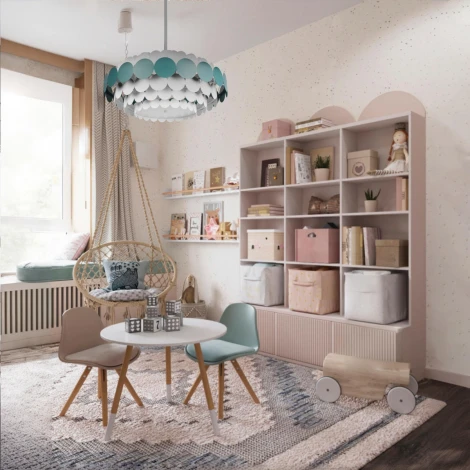 Потолочная люстра на штанге Loft It Juicy 10310/M Blue