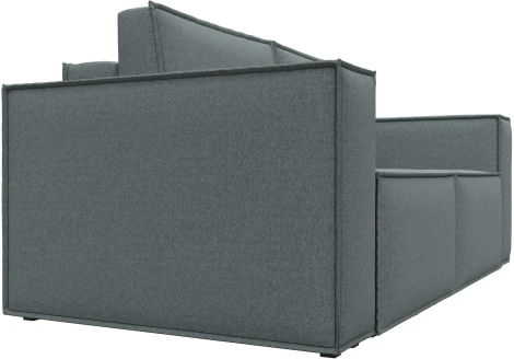 Диван прямой Куба мини (Серый/Рогожка) Лига Диванов арт.121891