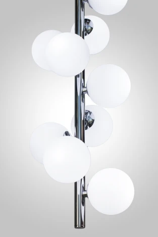 Подвесной светильник AM Group AM489 CH H1000 (на проводе, шар, молекулы)