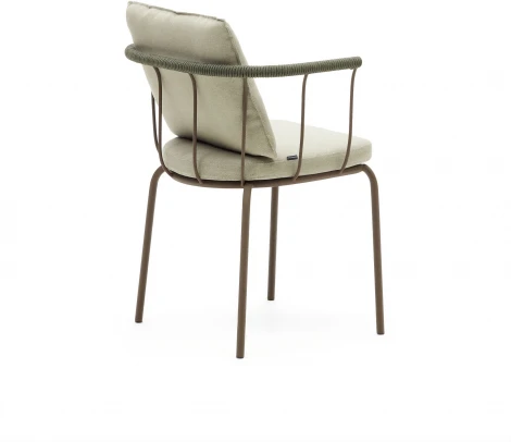 Стул уличный La Forma (ex Julia Grup) Salguer (Коричневый,Зеленый/ Веревка)