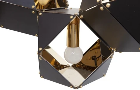 Подвесной светильник L'Arte Luce Welles L31208 black,gold (220V, на тросе)