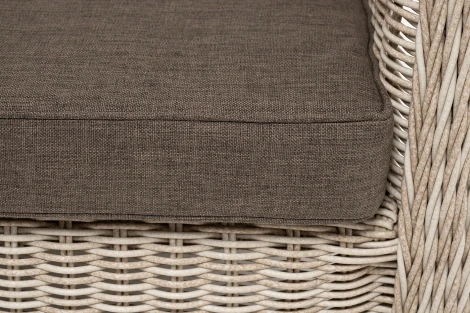 "Гляссе" диван трехместный из искусственного ротанга, цвет бежевый 4SIS арт.УТ-00006457