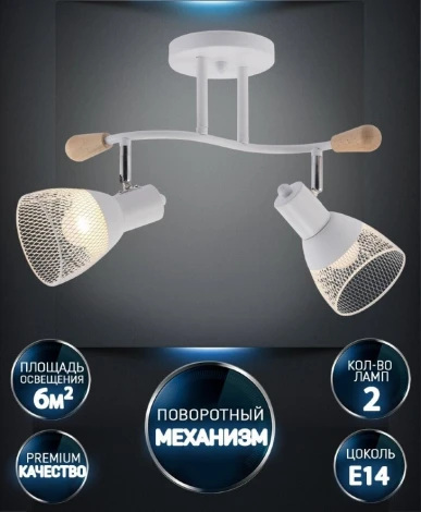 Спот Wedo Light Dena WD3614/2C-WT-CR